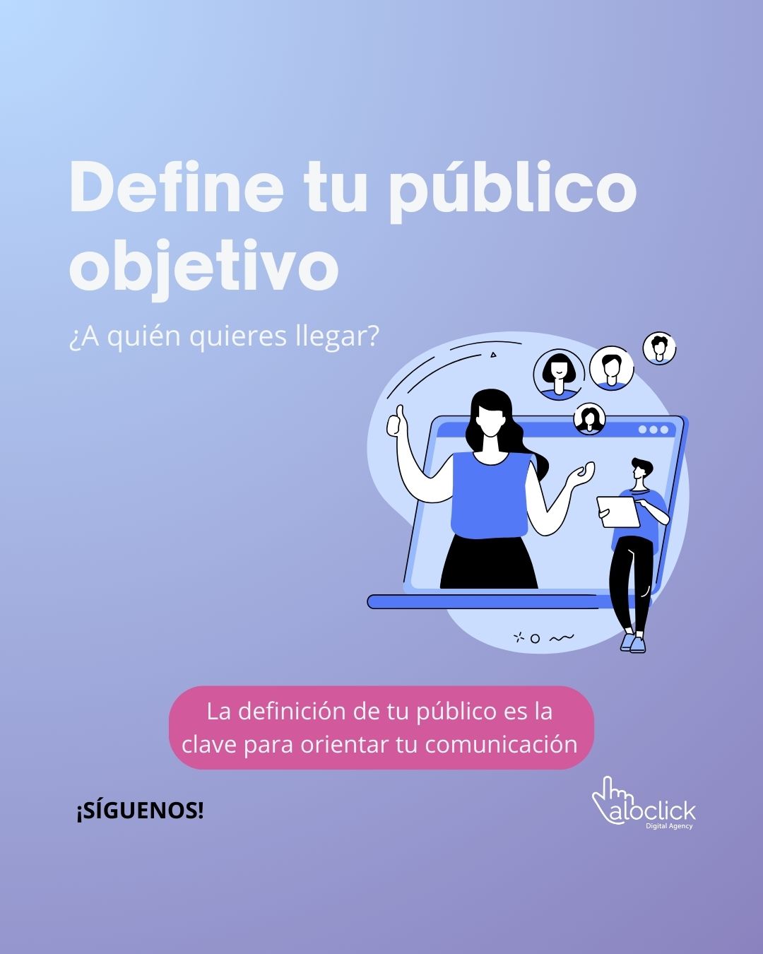 Define tu público objetivo