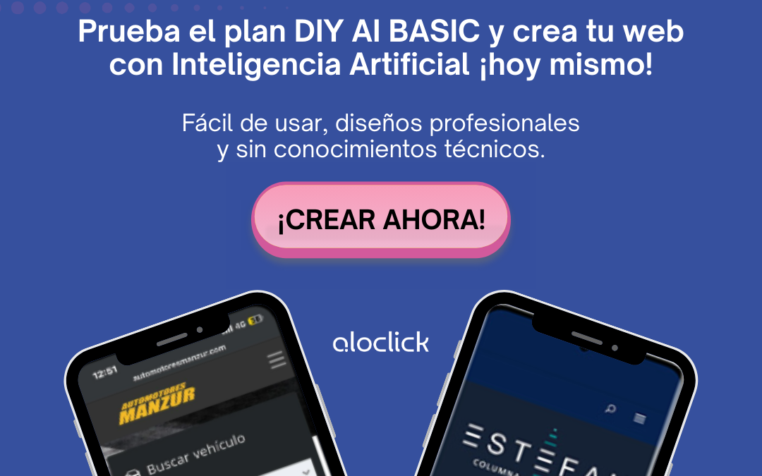 ¡Tu web lista en un click!