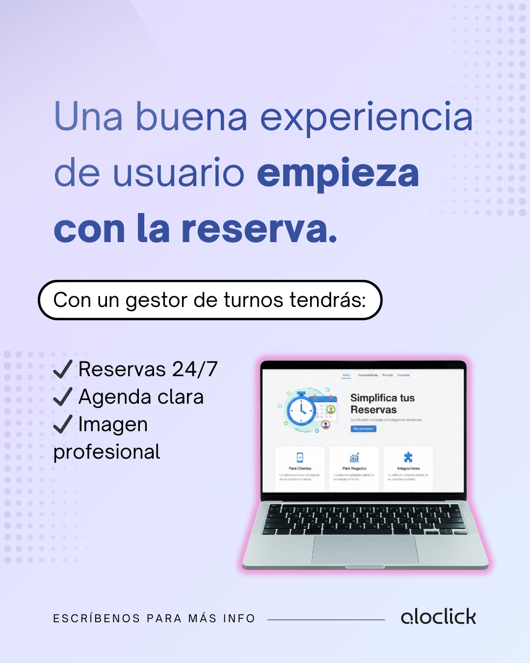 Digitaliza la gestión de turnos de tu negocio