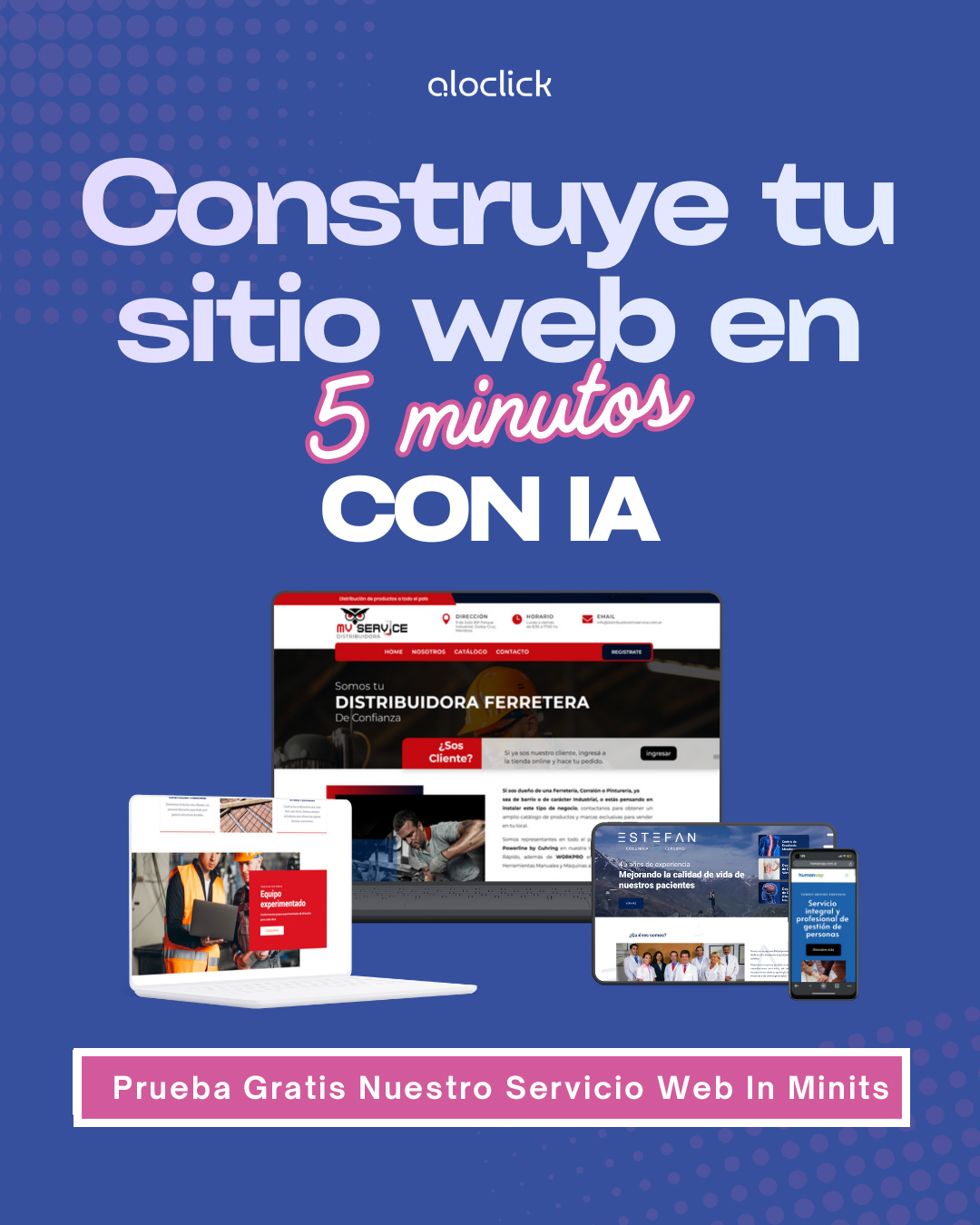 ¡Crea tu página web con IA en minutos!