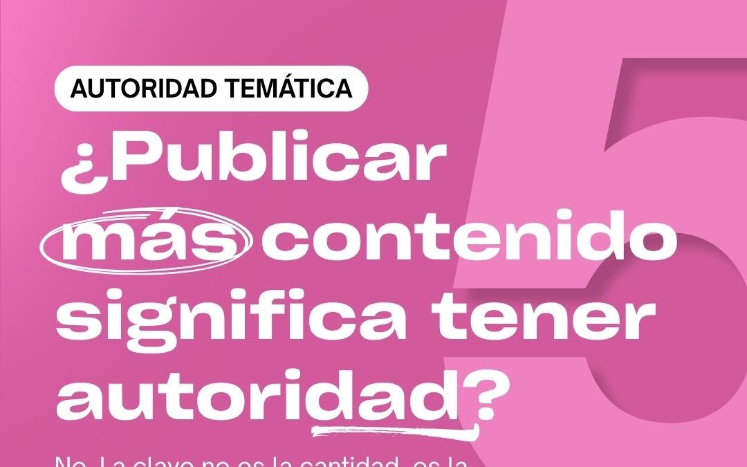 Cómo desarrollamos 5 estrategias de autoridad temática en el método Aloclick AEO, de posicionamiento en Inteligencia artificial